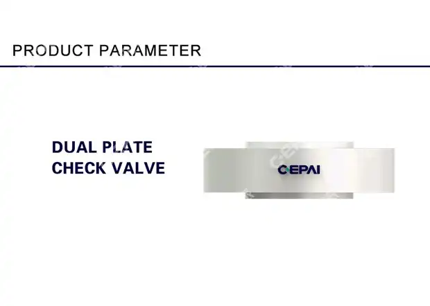 What Are the Advantages of Double Plate Check Valve?